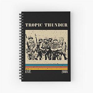 Retro Tropic Thunder Spiral Notebook