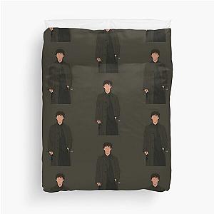 troye sivan in fashion week coat Duvet Cover