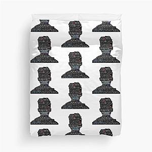 Troye Sivan lyric compliation resized Duvet Cover