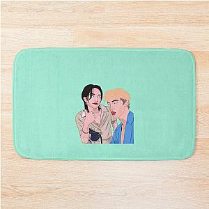 Hyunjin and Troye Sivan  Bath Mat