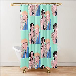 Hyunjin and Troye Sivan  Shower Curtain