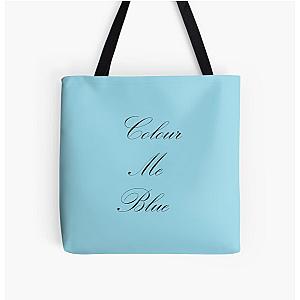 Blue - Troye Sivan Lyric All Over Print Tote Bag