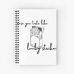 troye sivan lucky strikes  Spiral Notebook