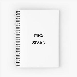 Mrs Sivan - Troye Sivan Spiral Notebook