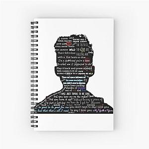 Troye Sivan lyric compliation Spiral Notebook