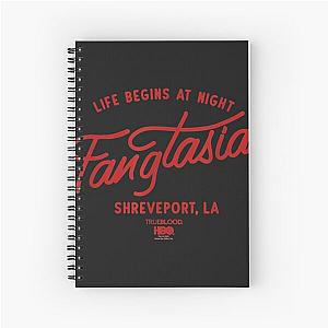 True Blood Fangtasia Club Logo Spiral Notebook