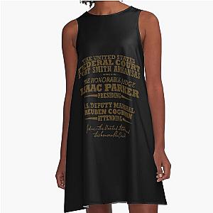 Judge Parker's Court from True Grit A Line Dress