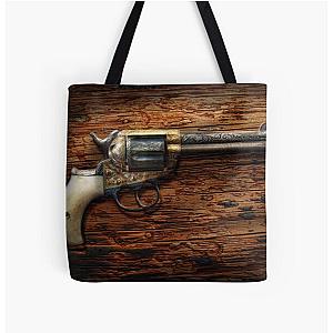 Gun Police True Grit All Over Print Tote Bag
