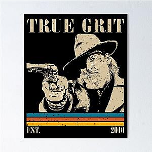 Retro True Grit Postere