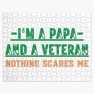 I'm a Papa and a Veteran with True Grit Tough Guy Tender Heart and is a Badass Jigsaw Puzzle