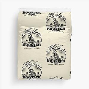 Rooster Whiskey True Grit Duvet Cover