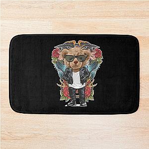 Rebel Bear Rider True Grit Teddy Bath Mat