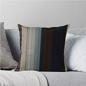 Moviebarcode: True Grit (2010) Simplified Colors Throw Pillow