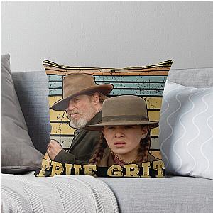 True Grit Retro Throw Pillow