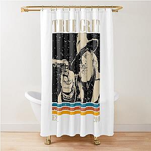 Retro True Grit Shower Curtain