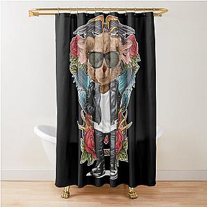 Rebel Bear Rider: True Grit Shower Curtain