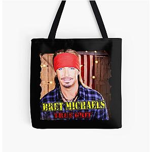 sudahmasukakun bret michaels true grit All Over Print Tote Bag