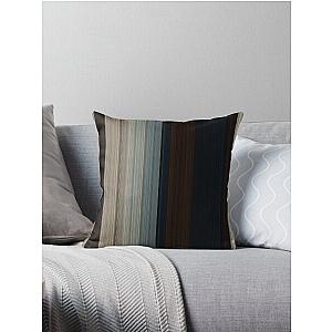 Moviebarcode: True Grit (2010) [Simplified Colors] Throw Pillow