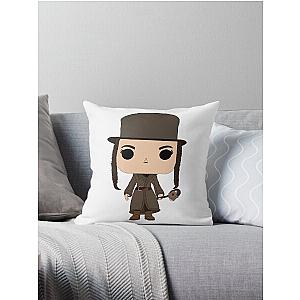 Mattie Ross True Grit (Hailee Steinfeld) Throw Pillow