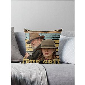 True Grit Retro Vintage Throw Pillow