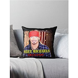 sudahmasukakun bret michaels true grit Throw Pillow