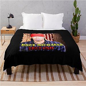 sudahmasukakun bret michaels true grit Throw Blanket