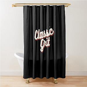 Classic Grit  Shower Curtain