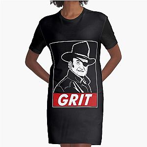 Grit John Wayne Graphic T-Shirt Dress