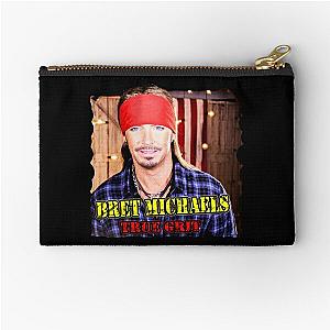 sudahmasukakun bret michaels true grit Zipper Pouch