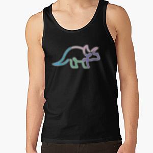 The Try Guys Tank Tops - The Try Guys Triceratops - Glowing Effect Tank Top RB2510