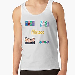 The Try Guys Tank Tops - The Try Guys Mini Sticker / Magnet Pack Fan Art Set 1 Tank Top RB2510