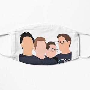 The Try Guys Face Masks - The Try Guys Fan Art Dinosaur Flat Mask RB2510