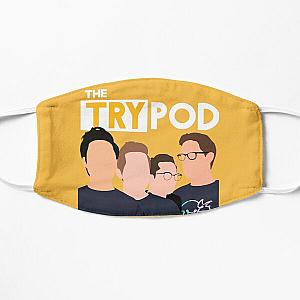 The Try Guys Face Masks - The Try Guys Try Pod Podcast Fan Art  Flat Mask RB2510