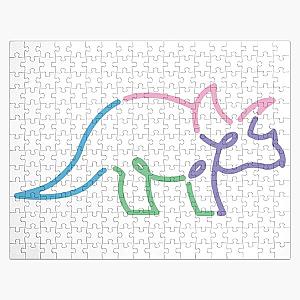 The Try Guys Puzzles - The  Try Guys Triceratops Jigsaw Puzzle RB2510