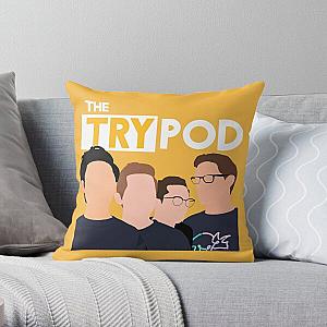 The Try Guys Pillows - The Try Guys Try Pod Podcast Fan Art  Throw Pillow RB2510