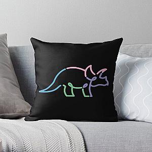 The Try Guys Pillows - The  Try Guys Triceratops Throw Pillow RB2510