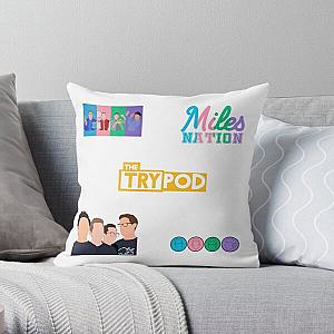 The Try Guys Pillows - The Try Guys Mini Sticker / Magnet Pack Fan Art Set 1 Throw Pillow RB2510
