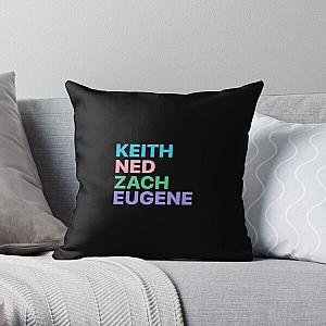 The Try Guys Pillows - The Try Guys - Keith, Ned, Zach and Eugene.  Throw Pillow RB2510
