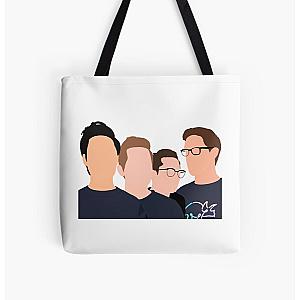 The Try Guys Bags - The Try Guys Fan Art Dinosaur All Over Print Tote Bag RB2510