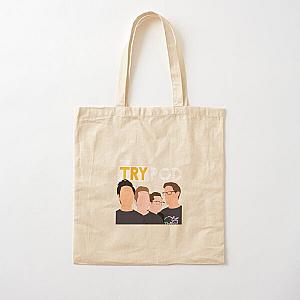 The Try Guys Bags - The Try Guys Try Pod Podcast Fan Art  Cotton Tote Bag RB2510