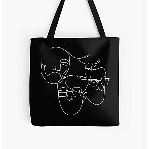 The Try Guys Bags - the try guys line art wire wall All Over Print Tote Bag RB2510