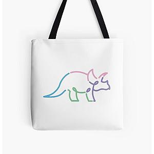 The Try Guys Bags - The Try Guys Triceratops All Over Print Tote Bag RB2510