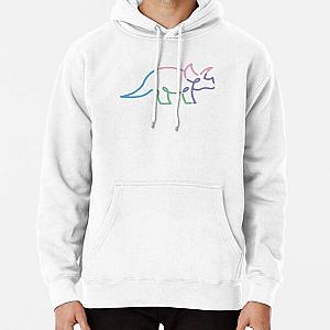 The Try Guys Hoodies - The  Try Guys Triceratops    Pullover Hoodie RB2510