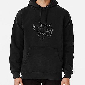 The Try Guys Hoodies - the try guys line art wire wall Pullover Hoodie RB2510