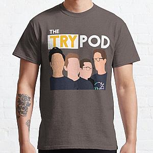 The Try Guys T-Shirts - The Try Guys Try Pod Podcast Fan Art  Classic T-Shirt RB2510