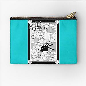 Playing on water lilies - Mokona Modoki Zipper Pouch