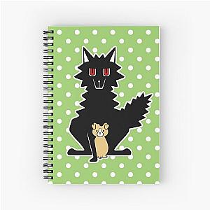 TRC Doggies with Polka Dot Background Spiral Notebook