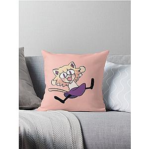 I draw neco arc jumping  Tsukihime Throw Pillow