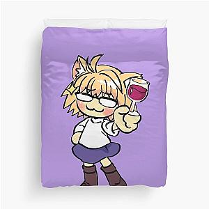 Ransroom draws the classy smug neco arc  Tsukihime Duvet Cover