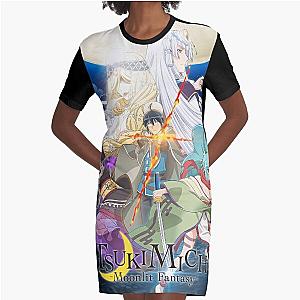 Tsukimichi Moonlit Fantasy Graphic T-Shirt Dress